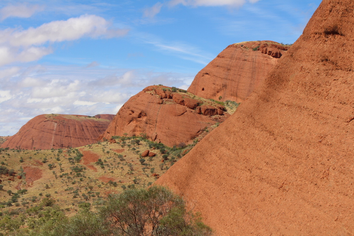 Rocking the Red Centre of Australia.