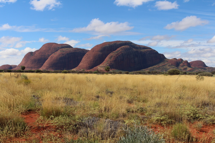 Rocking the Red Centre of Australia.