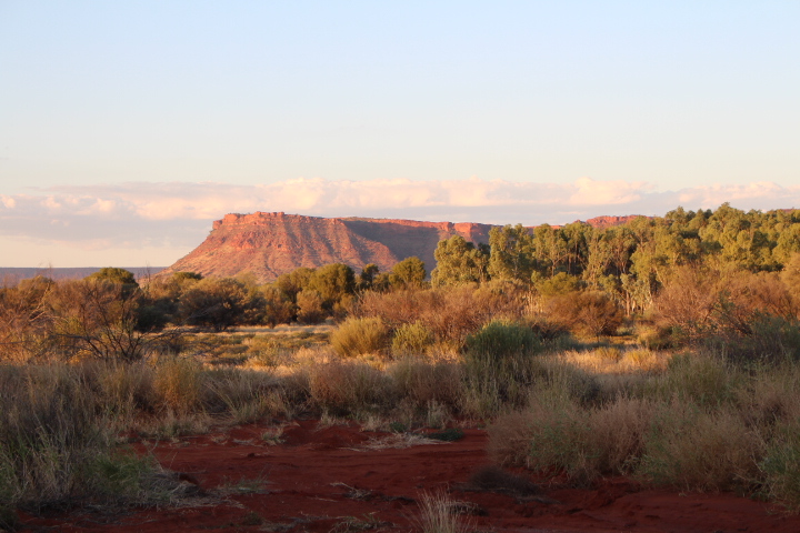 Rocking the Red Centre of Australia.