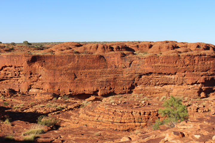 Rocking the Red Centre of Australia.