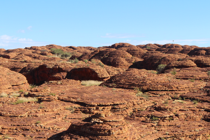 Rocking the Red Centre of Australia.