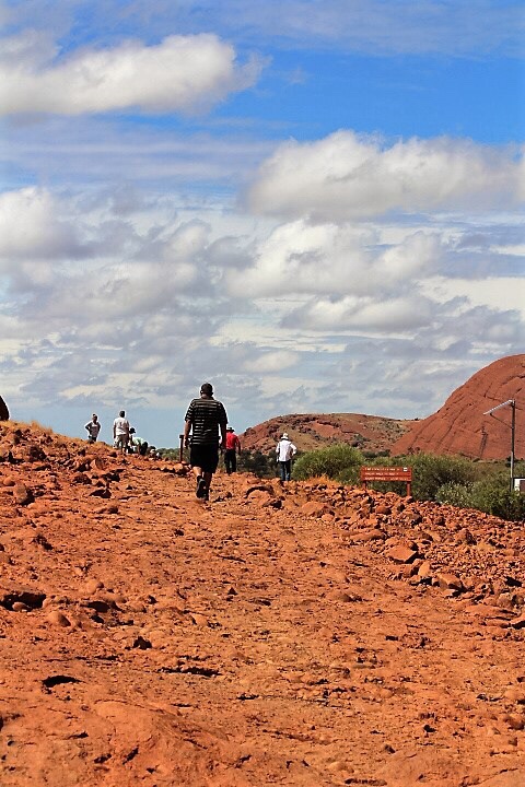 Rocking the Red Centre of Australia. 