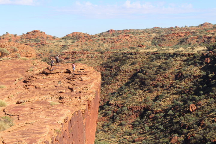 Rocking the Red Centre of Australia.