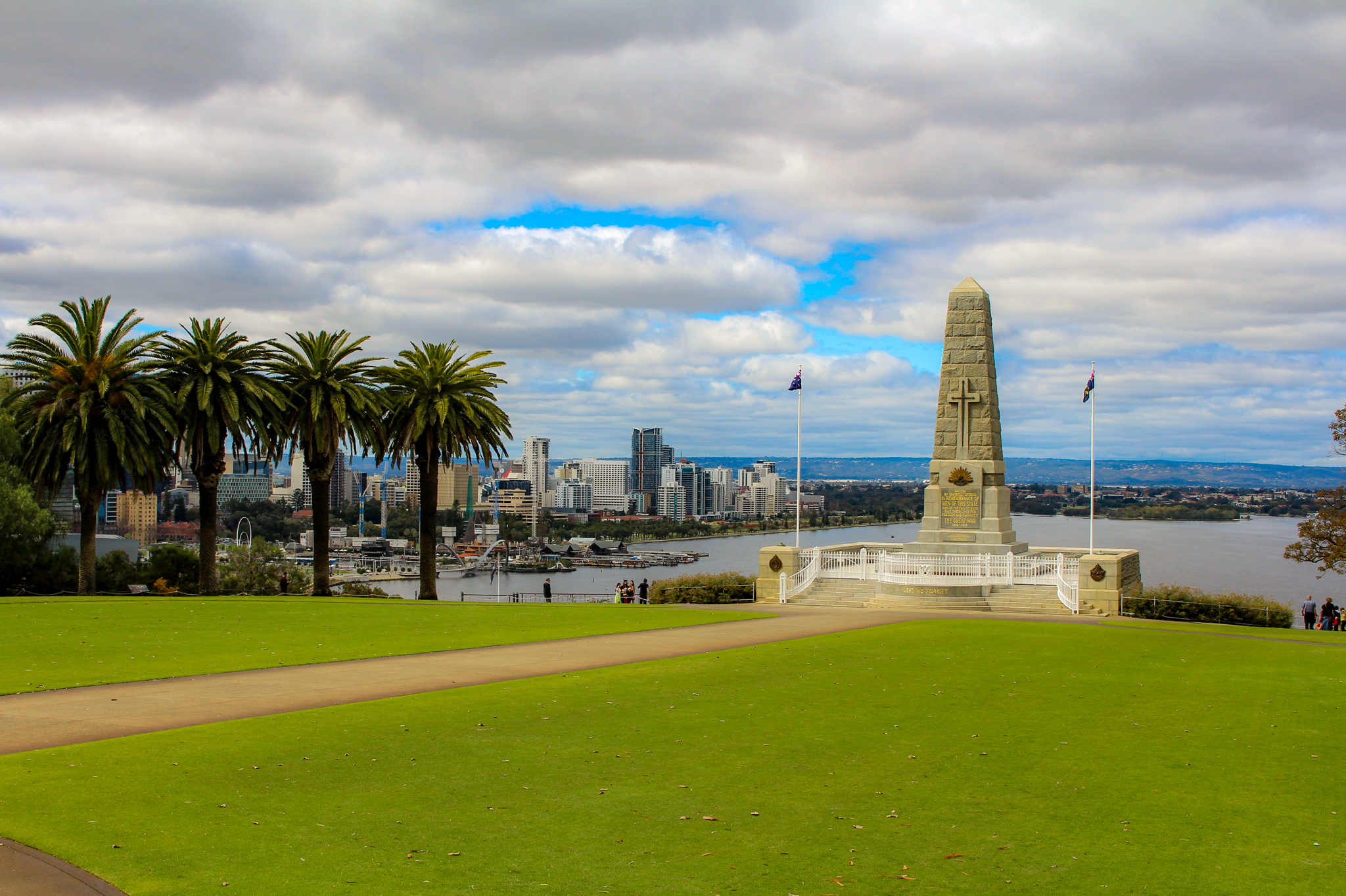 King's Park, overlooking Perth and the Swan River.