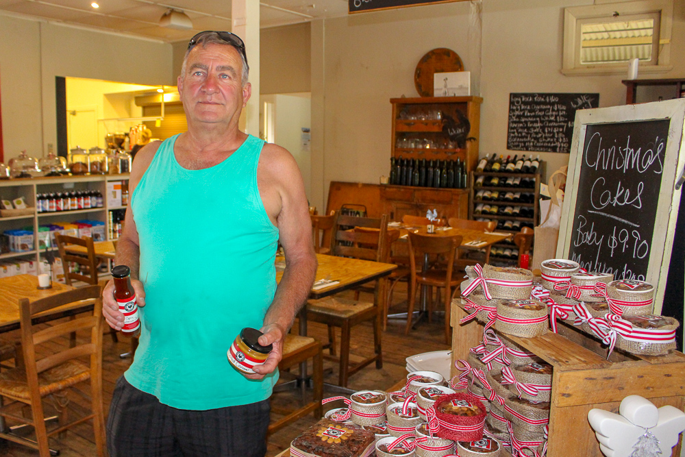 Shopping at the Long Track Pantry, Jugiong.