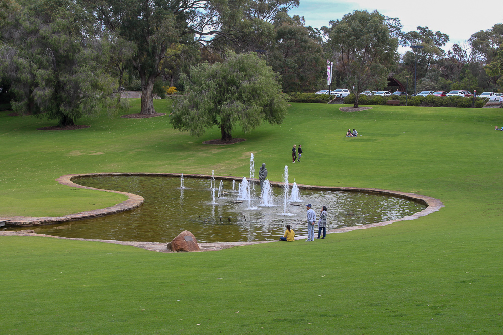 Water feature in Kings Park, Perth
