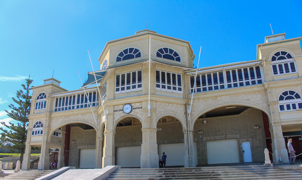 Heritage building on Cottesloe Beach, Perth.
