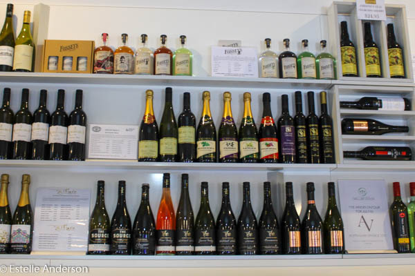 Wine bottle display - Broken Hill Road Trip 