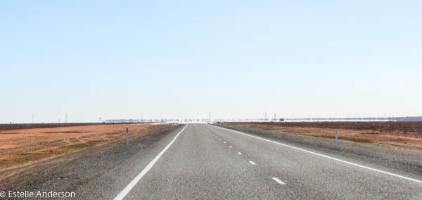 Flat desert country - Broken Hill Road Trip